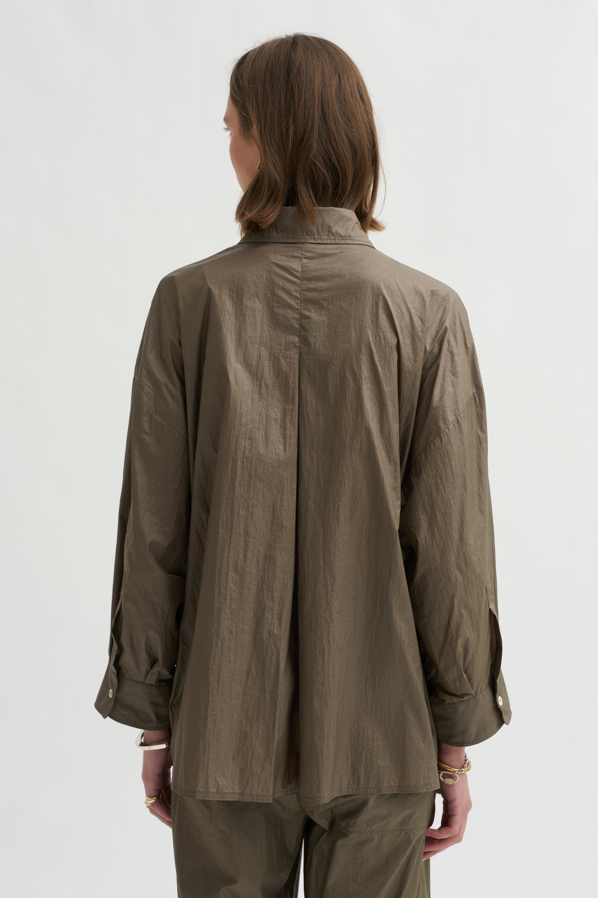 Gaia Shirt, Taupe Shimmer