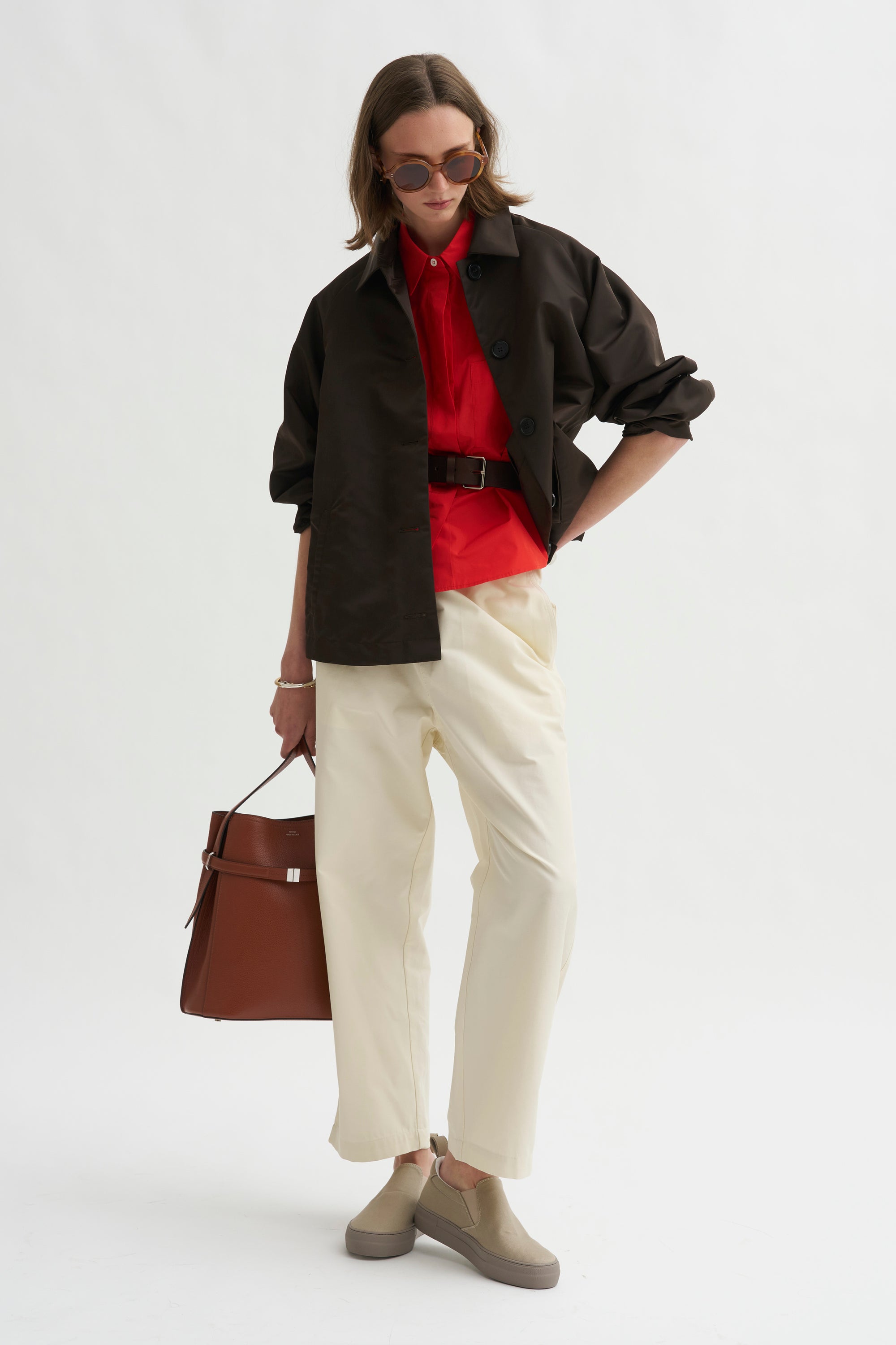 Elba Shirt, Perfect Red