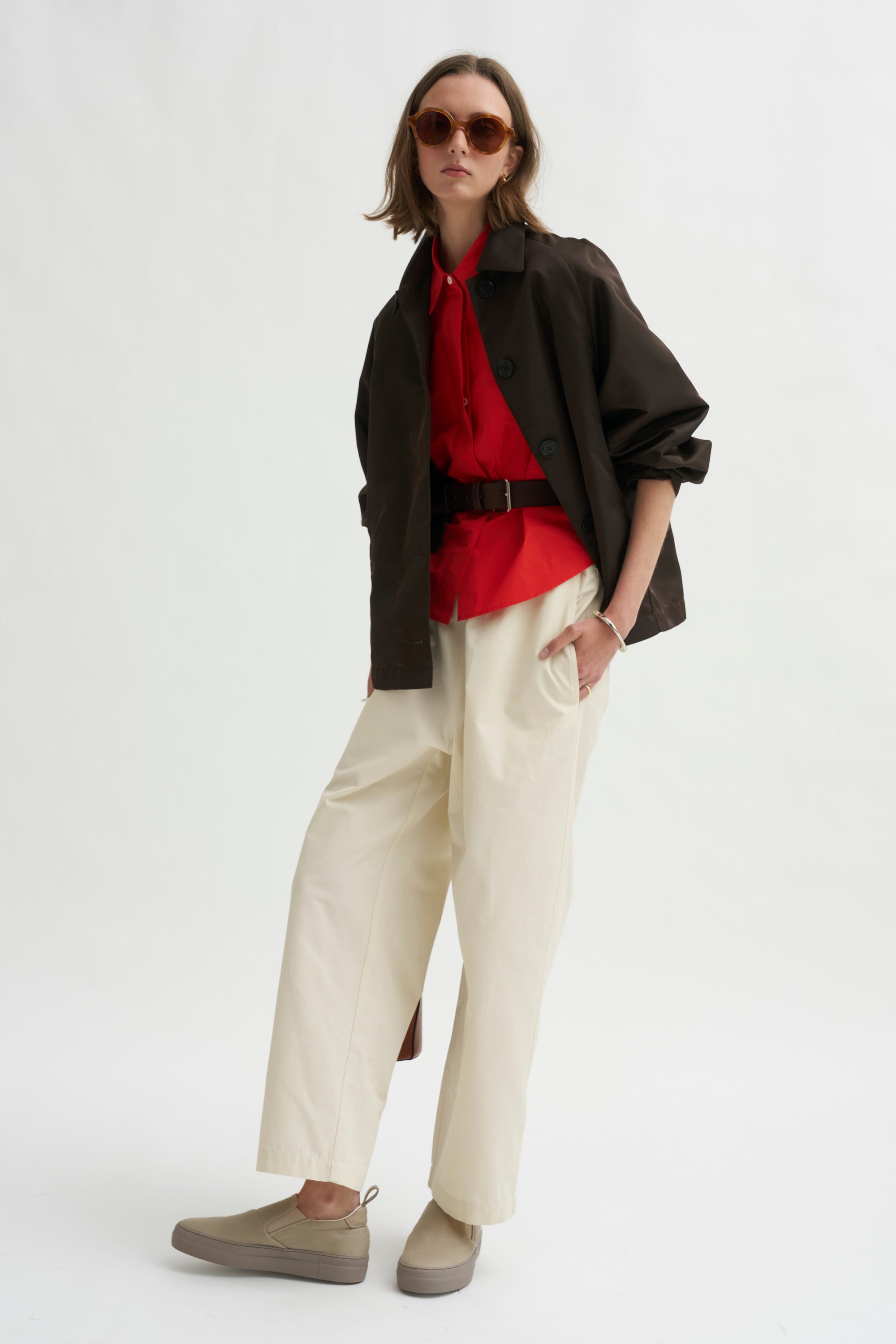 Elba Shirt, Perfect Red