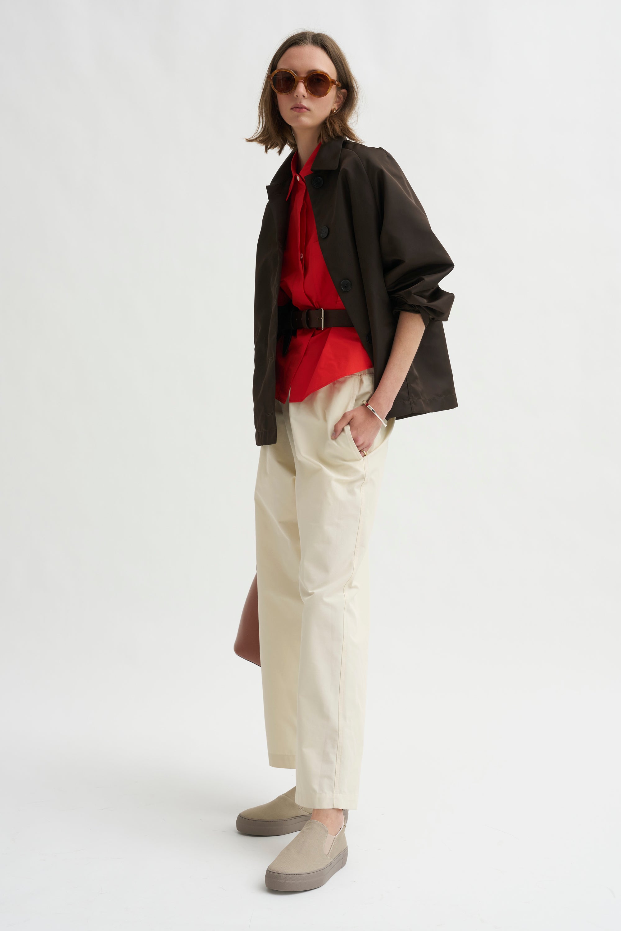 Elba Shirt, Perfect Red