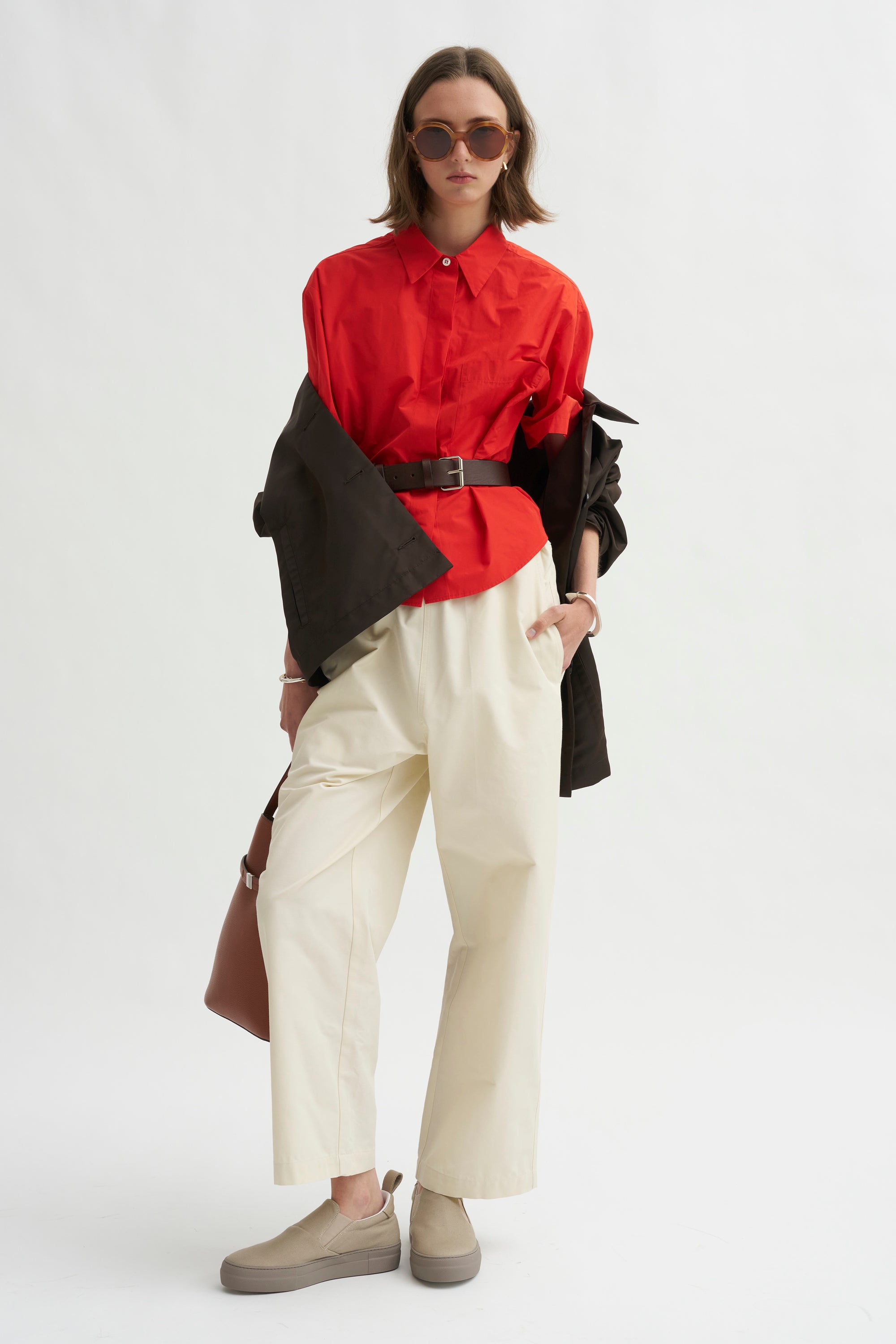 Elba Shirt, Perfect Red