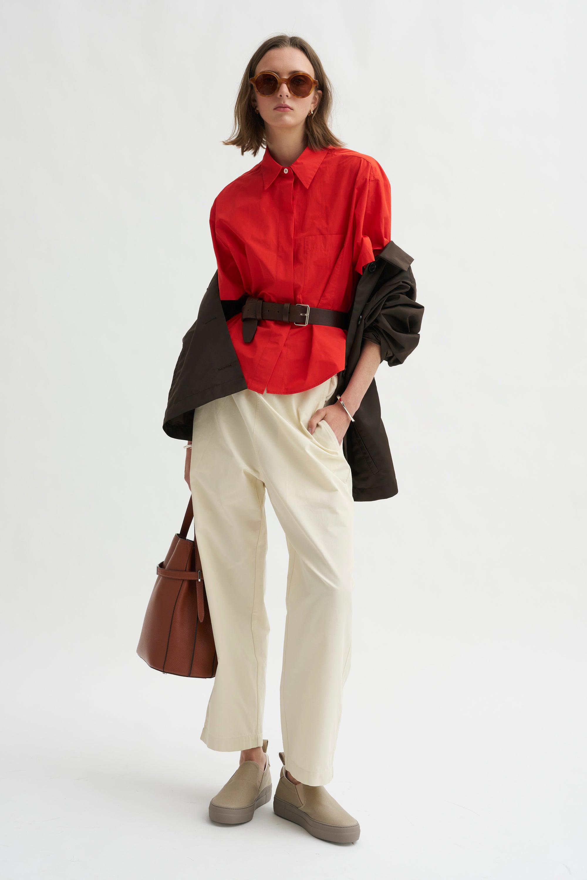 Elba Shirt, Perfect Red