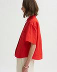 Elba Shirt, Perfect Red