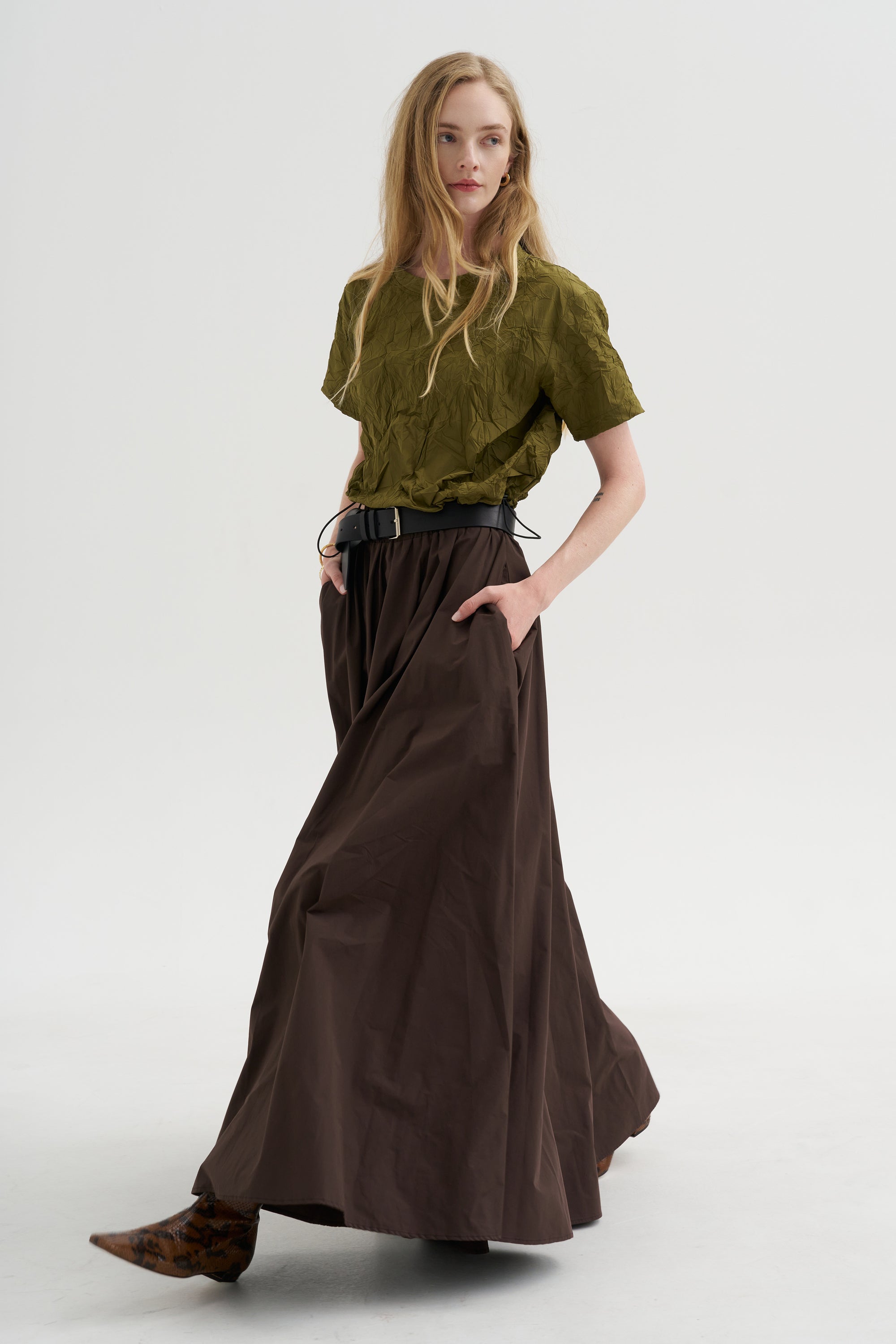 Simona Skirt, Chocolate