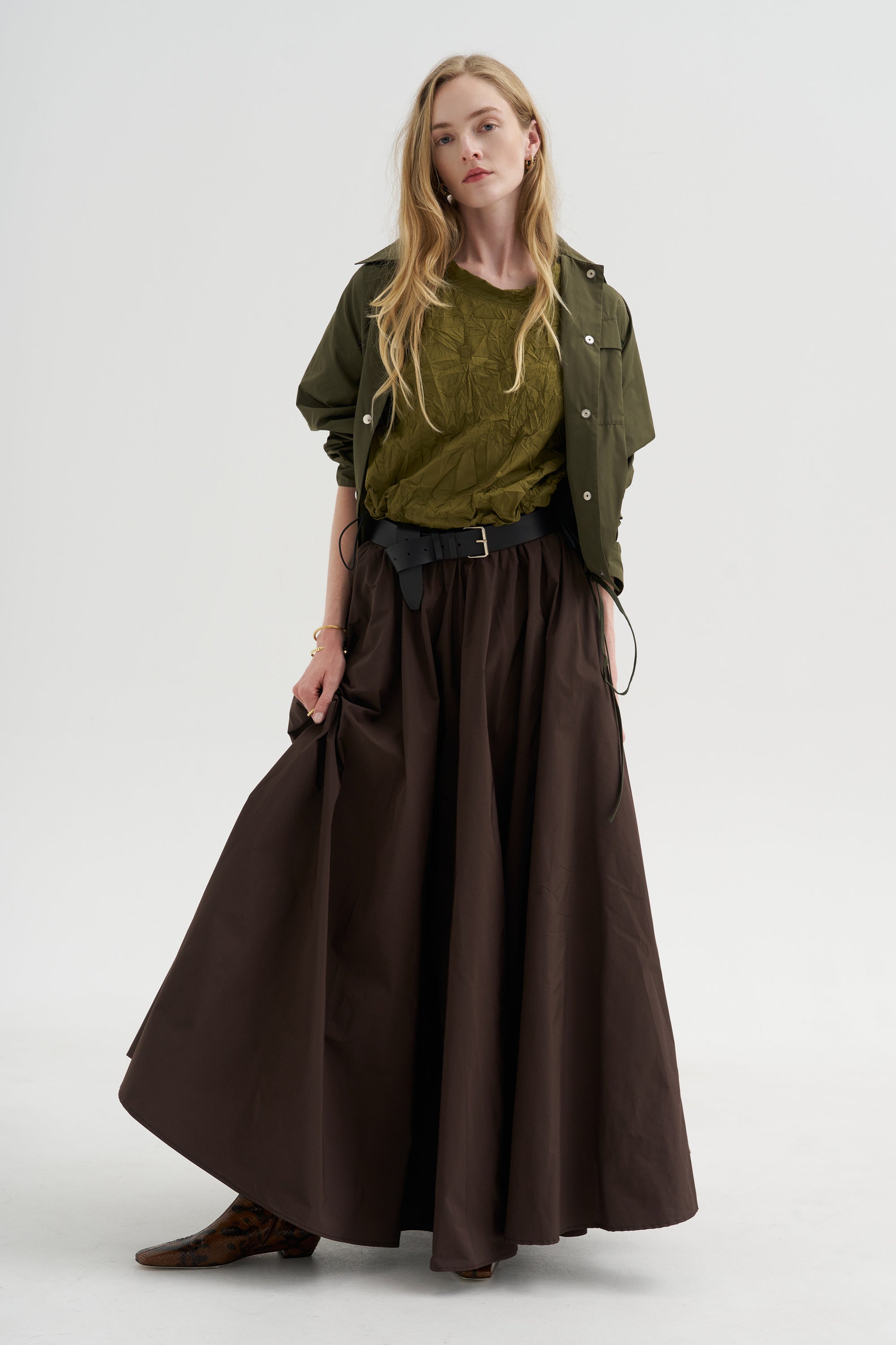 Simona Skirt, Chocolate
