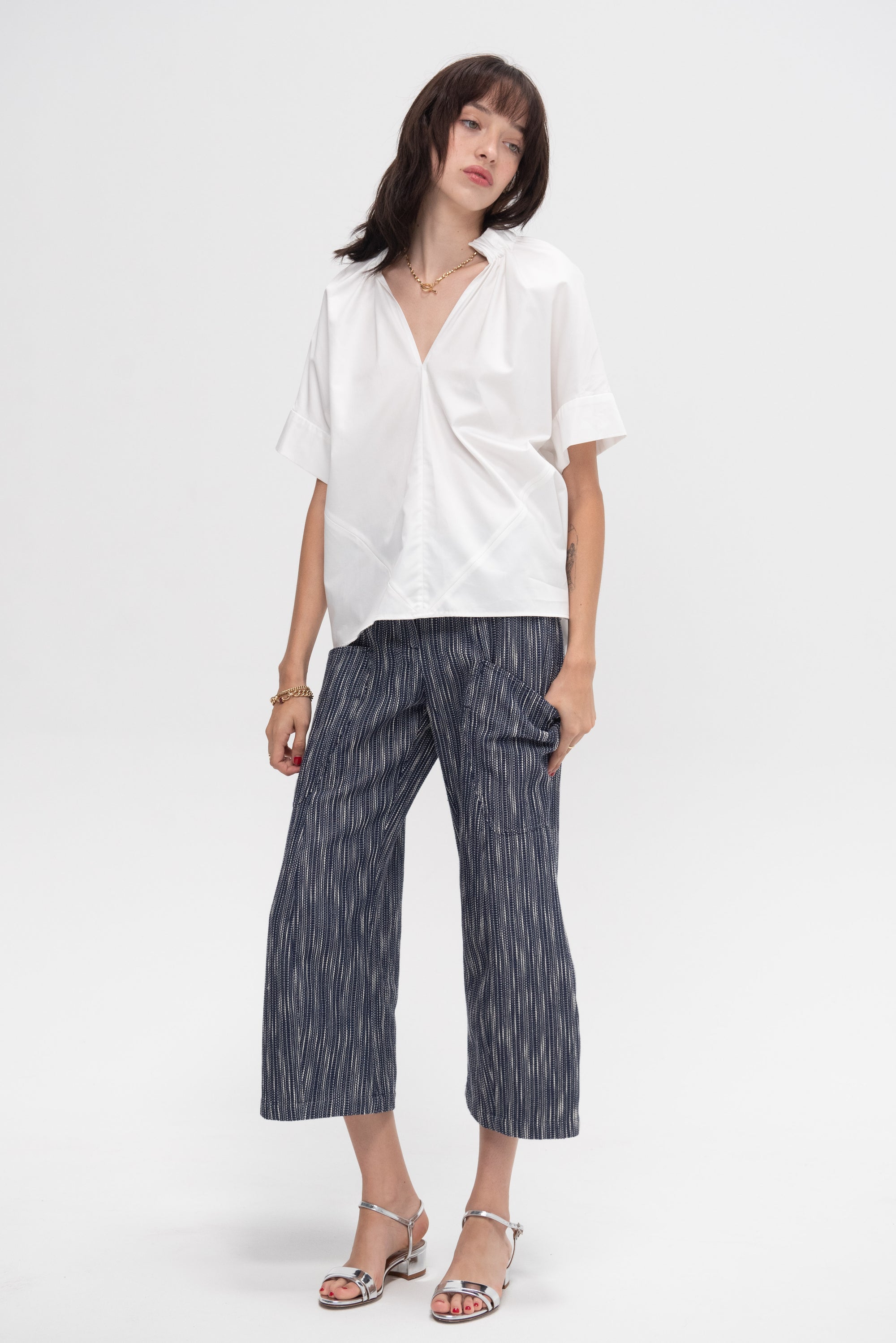 Zero + Maria Cornejo - Malia Shirt, Chalk