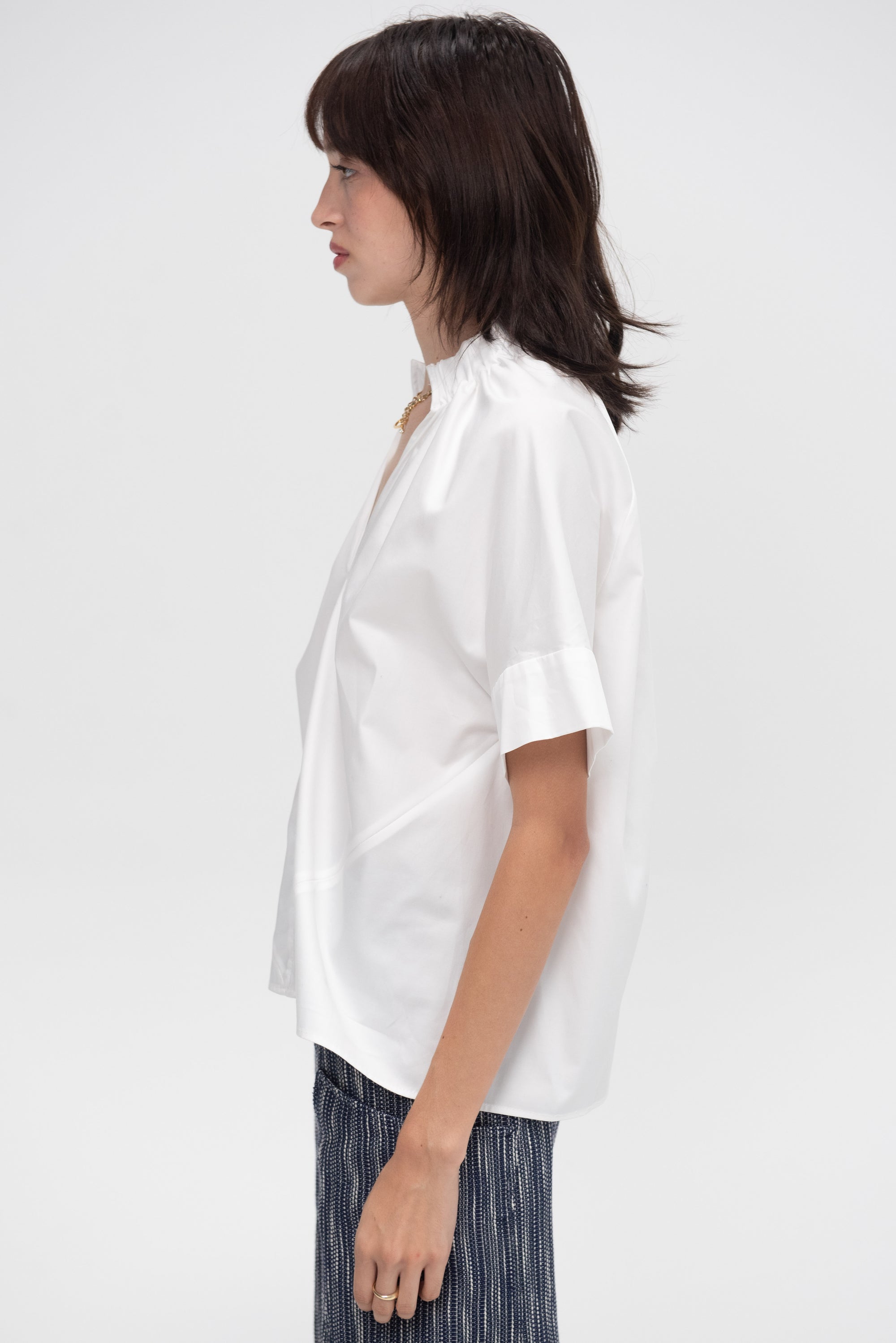 Zero + Maria Cornejo - Malia Shirt, Chalk