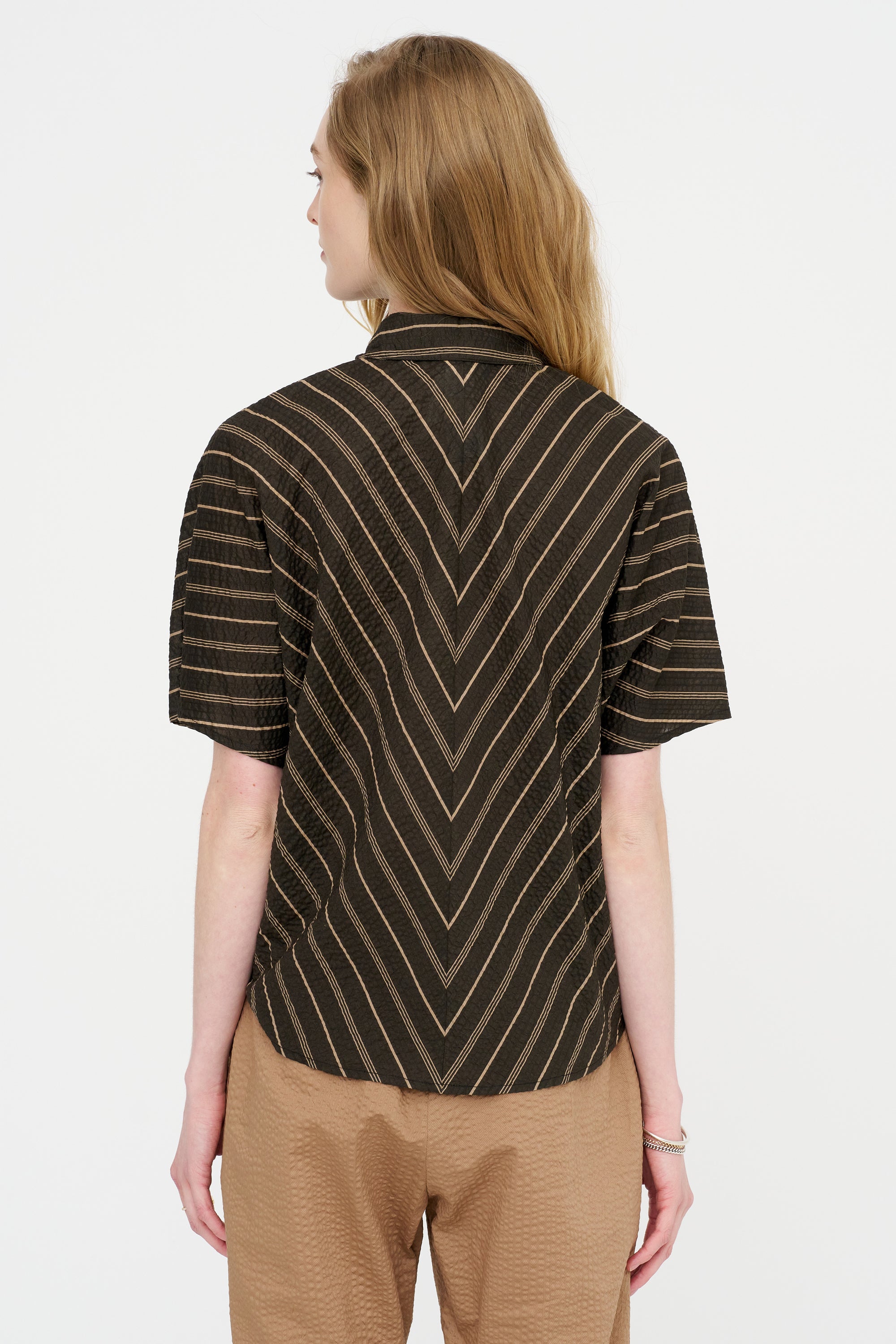 Circle Shirt, Brown &amp; Tan