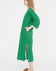 Long Opi Dress, Green