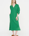 Long Opi Dress, Green