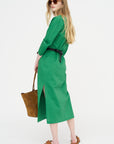 Long Opi Dress, Green