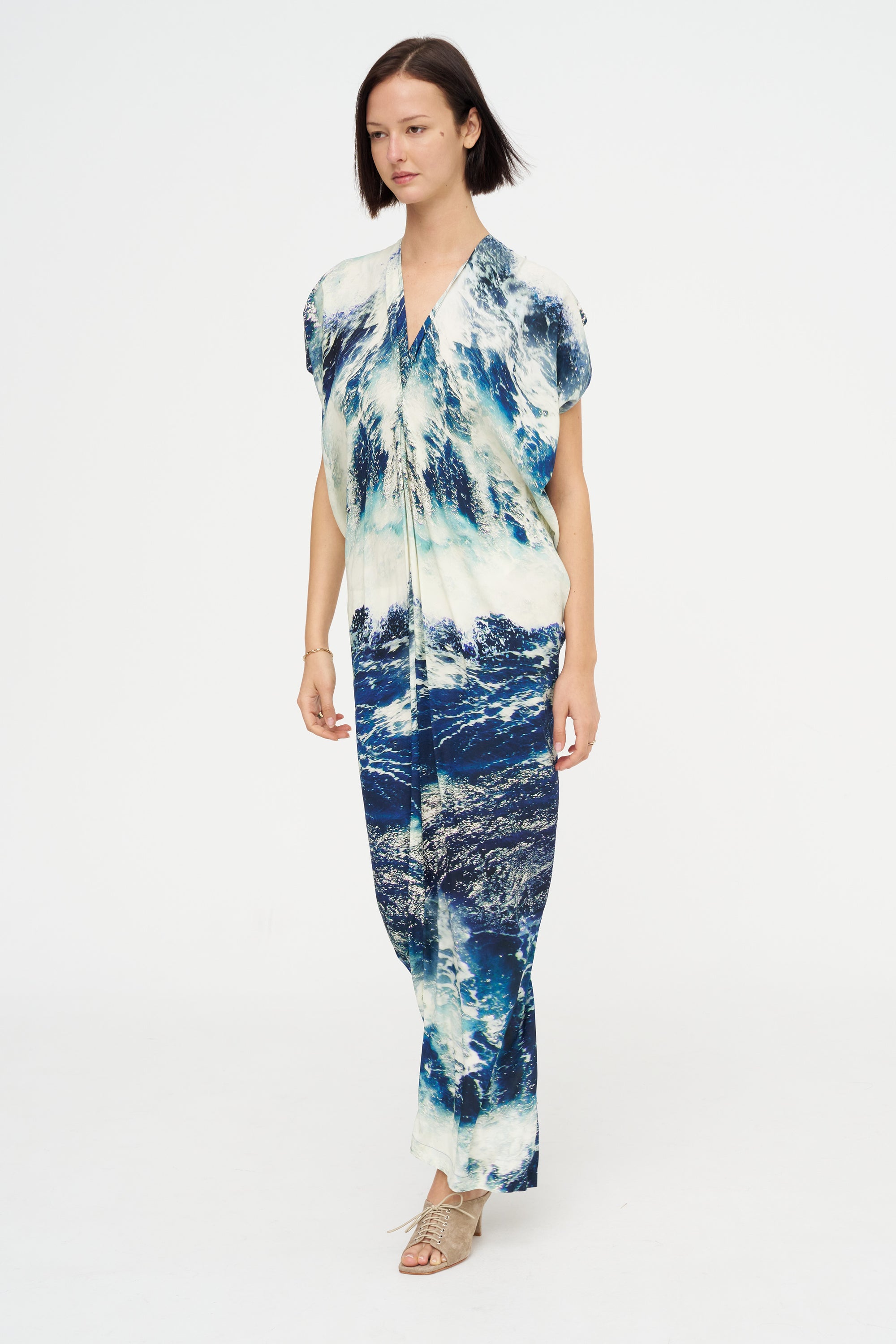issa silk dress Issa Oyster Slip Dress in Silk Satin