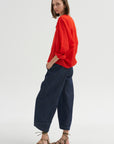 Long Sleeve Akeo Shirt, Vermillion