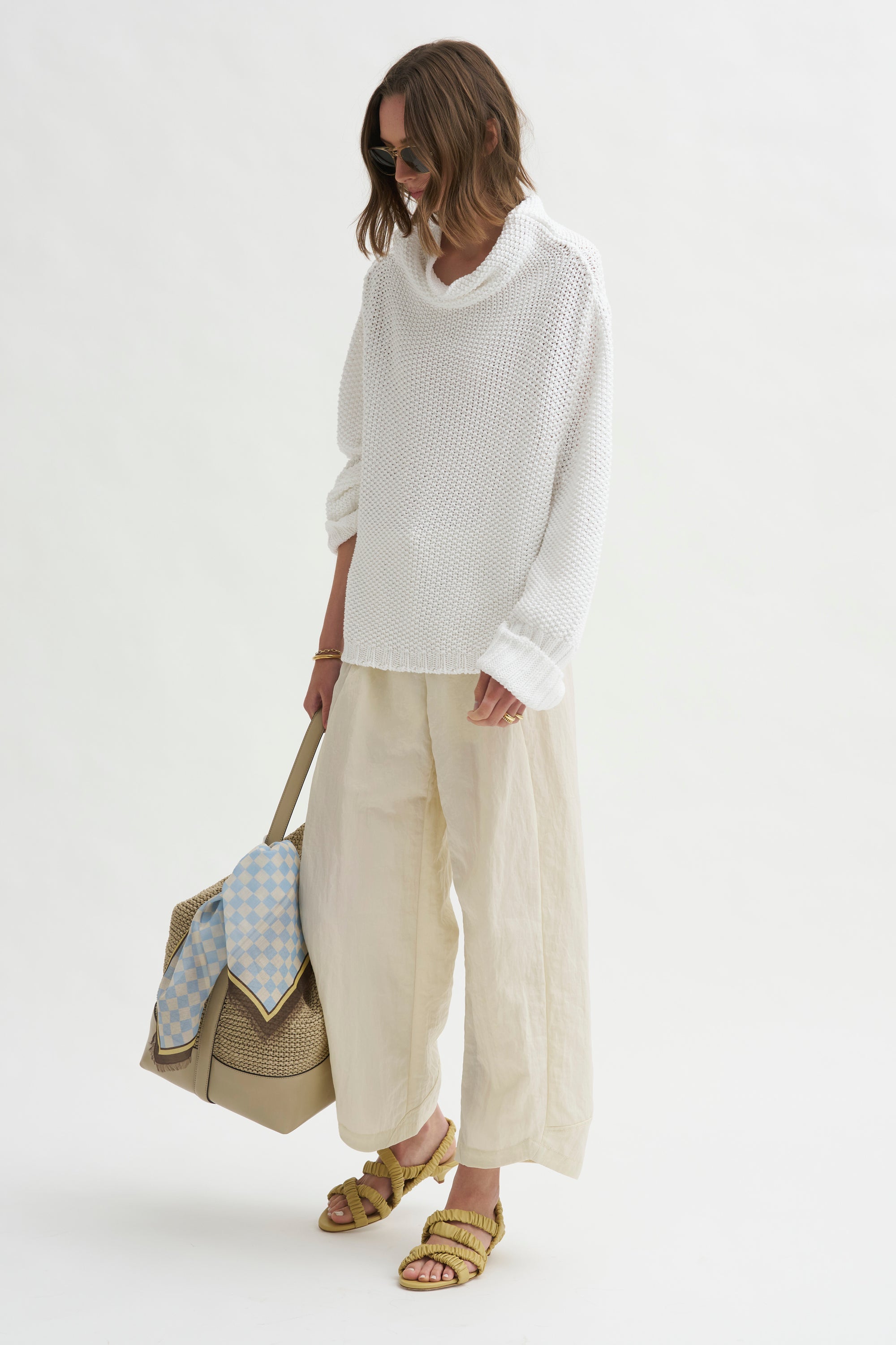 Aissa Cargo Pant, Chalk