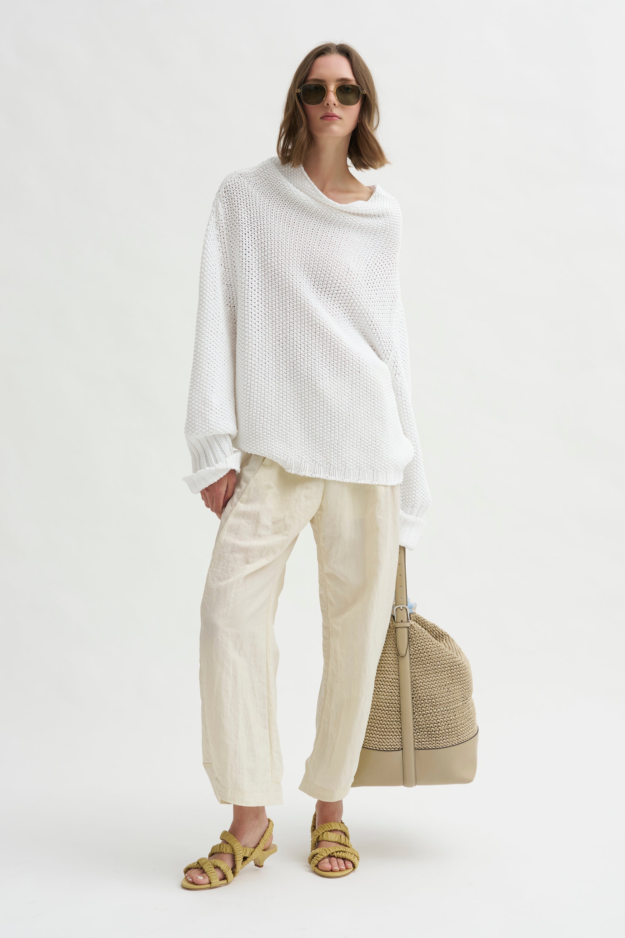 Aissa Cargo Pant, Chalk