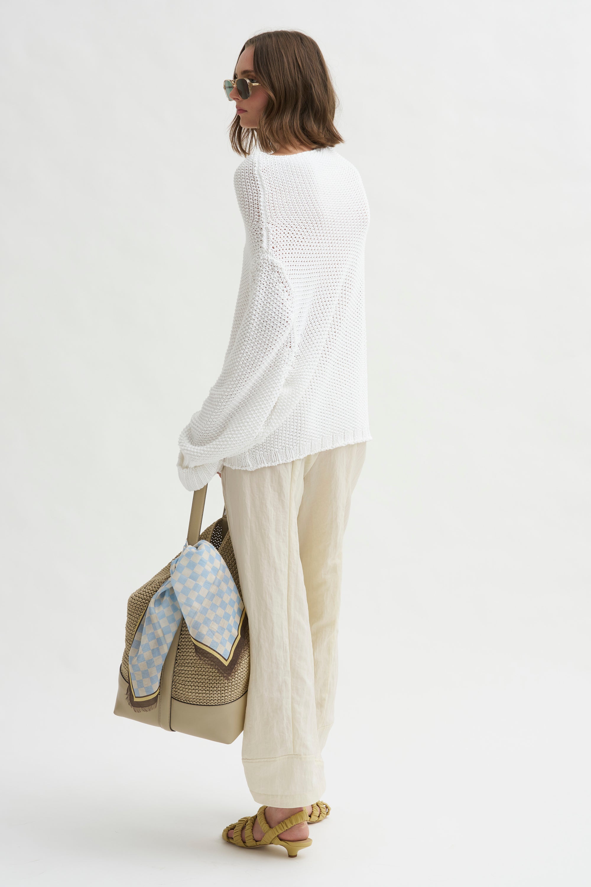 Aissa Cargo Pant, Chalk