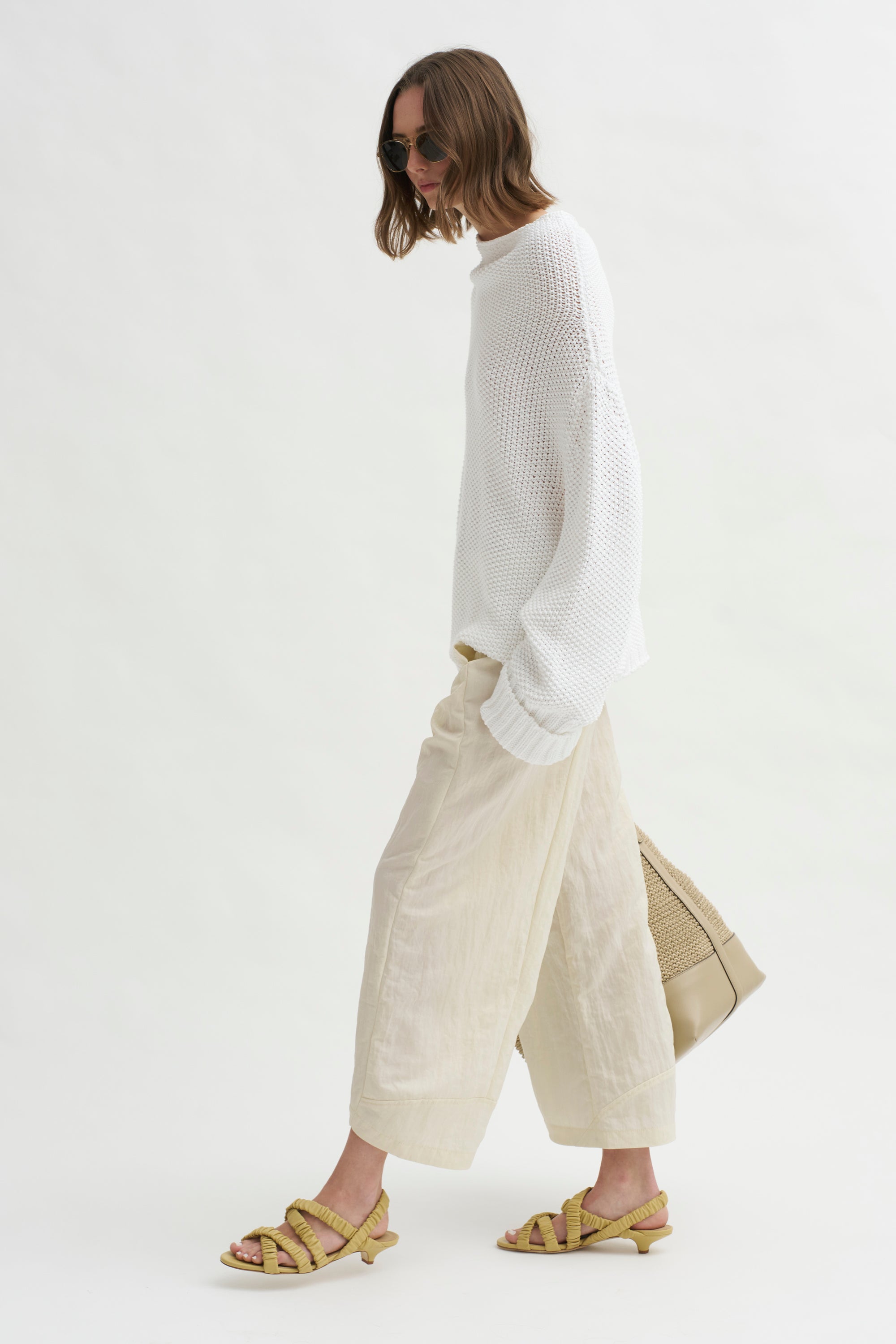 Aissa Cargo Pant, Chalk