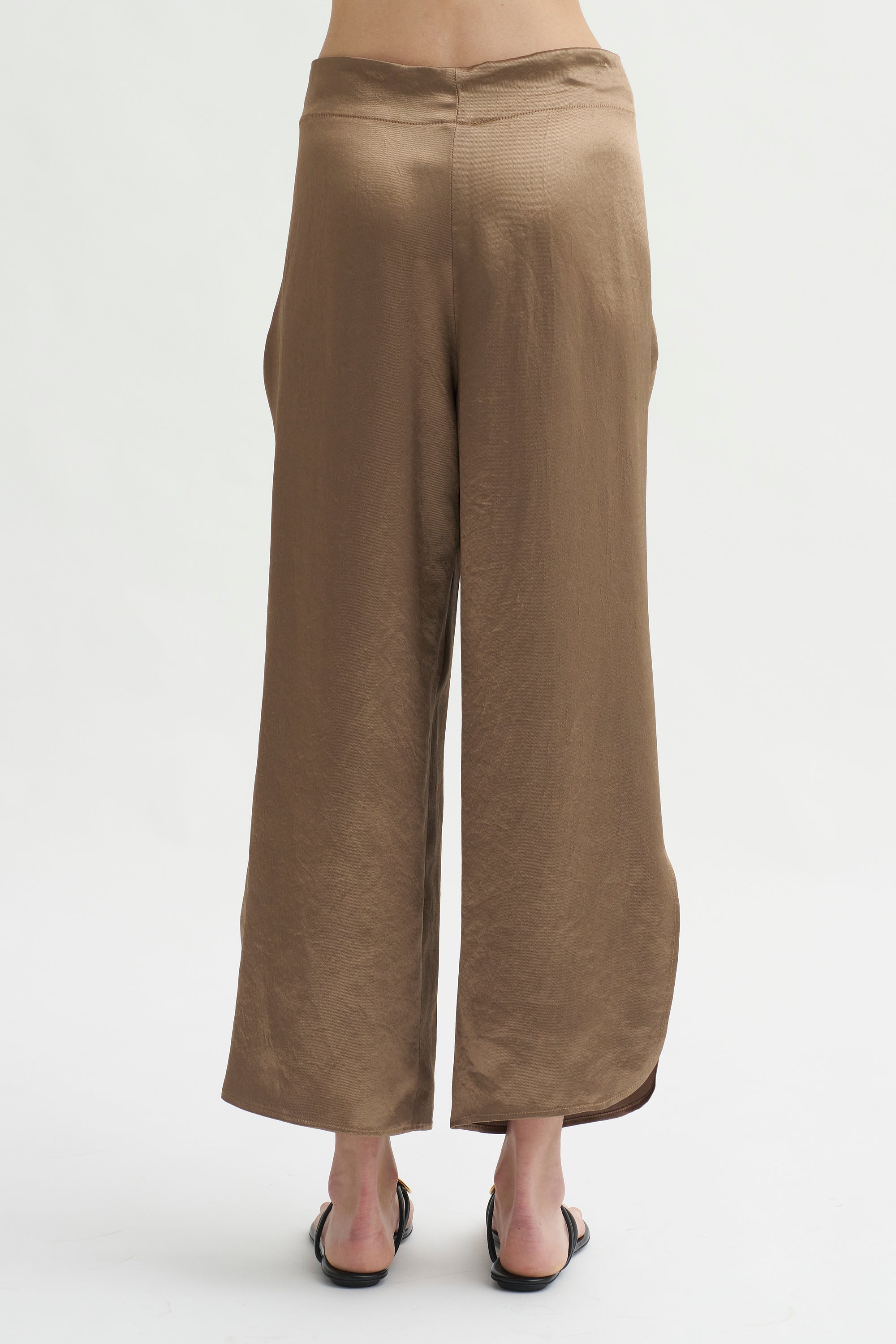 Ruched Front Pant, Bronze