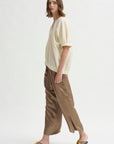 Ruched Front Pant, Bronze