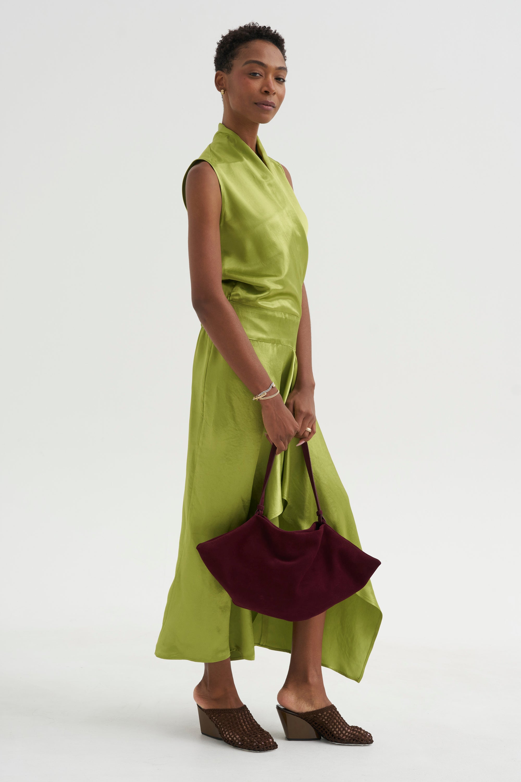 Jazmin Ero Dress, Matcha Green