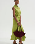 Jazmin Ero Dress, Matcha Green