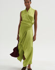 Jazmin Ero Dress, Matcha Green