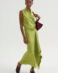 Jazmin Ero Dress, Matcha Green