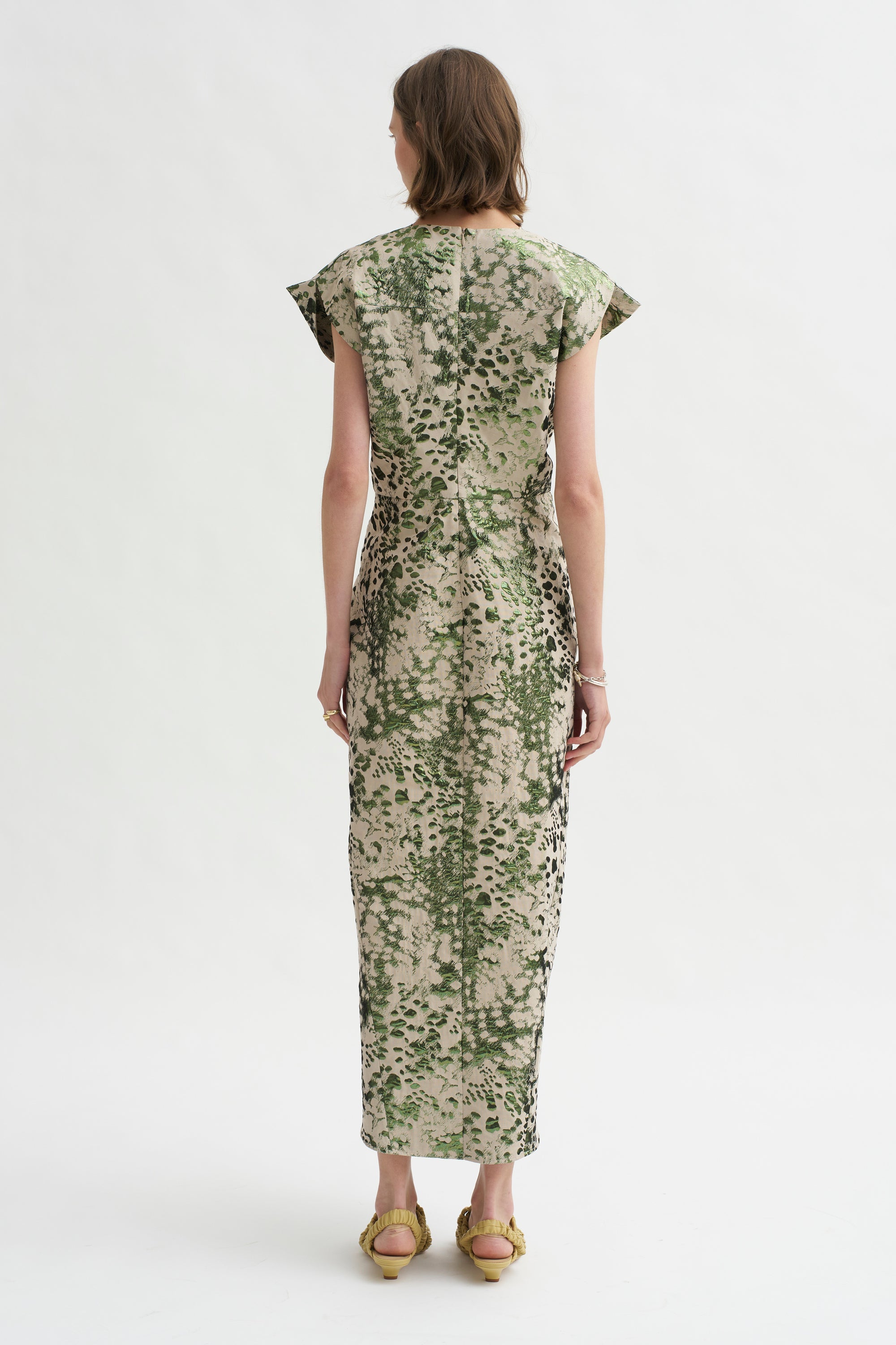 Wrap Omi Dress, Green