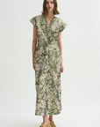 Wrap Omi Dress, Green