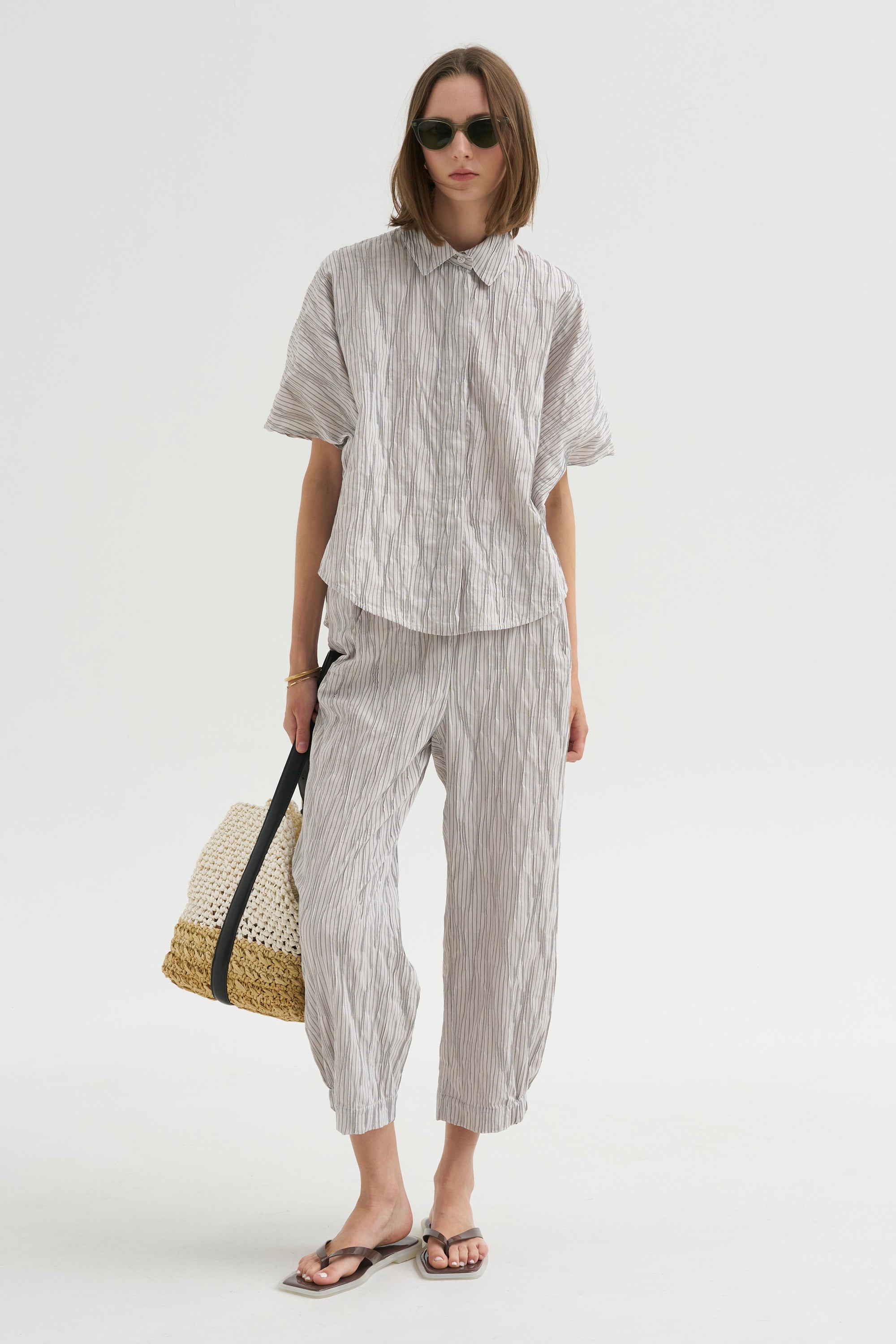 Circle Shirt, Chalk
