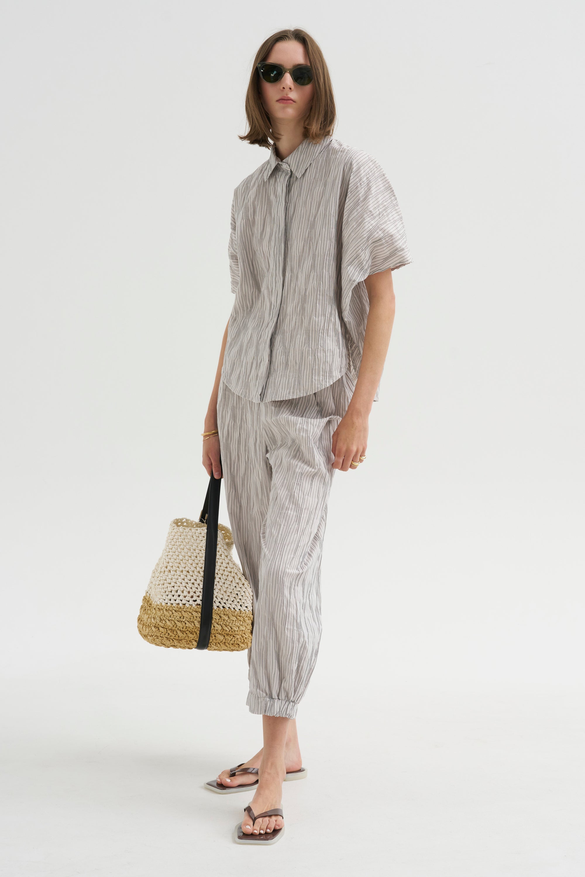 Circle Shirt, Chalk