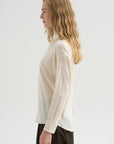 Iza Shirt, White Pepper