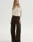 Iza Shirt, White Pepper