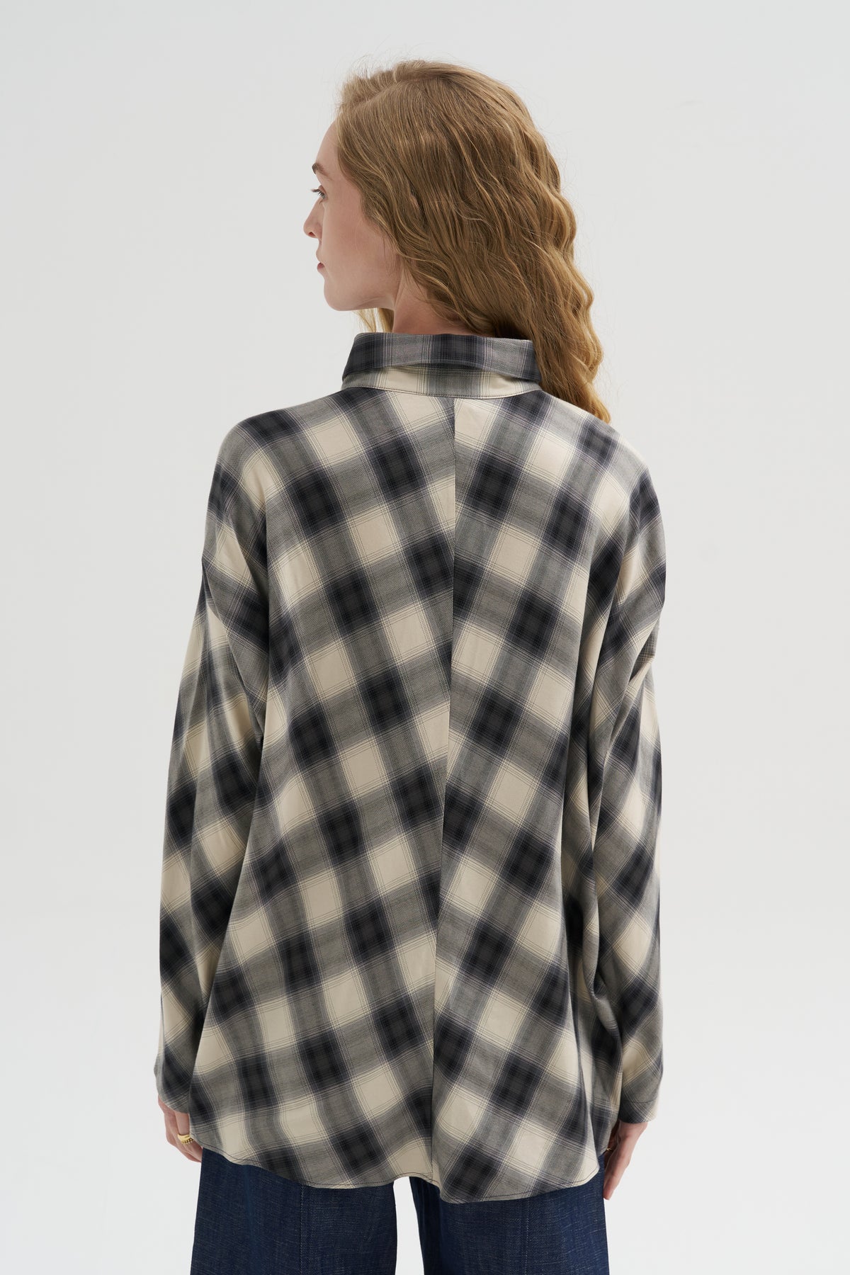Pre-Order • Manu Shirt - City Plaid, Chalk