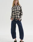 Pre-Order • Manu Shirt - City Plaid, Chalk