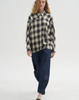 Pre-Order • Manu Shirt - City Plaid, Chalk