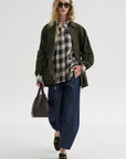 Pre-Order • Manu Shirt - City Plaid, Chalk