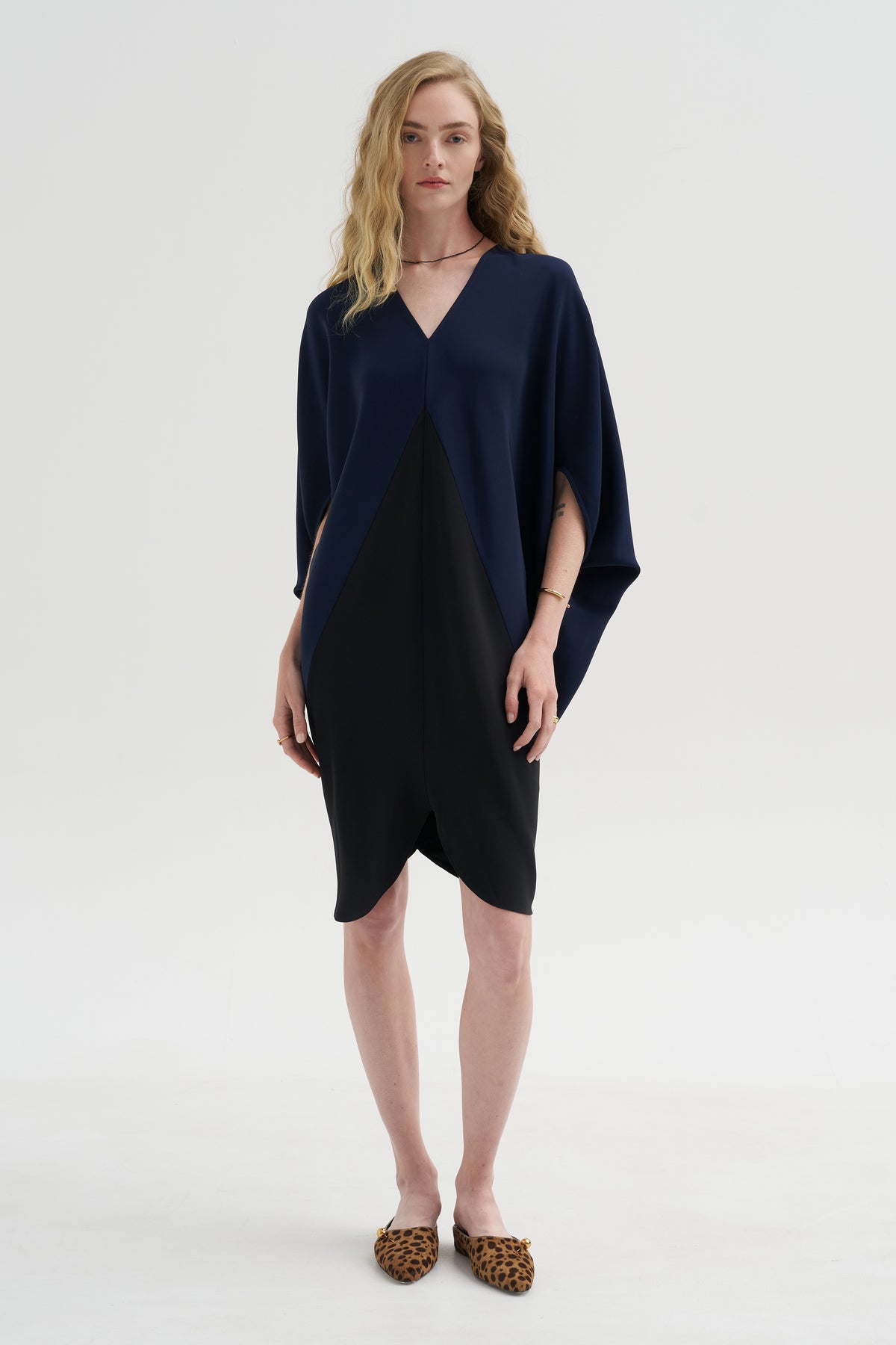 Koya Dress, Ink Jet &amp; Black