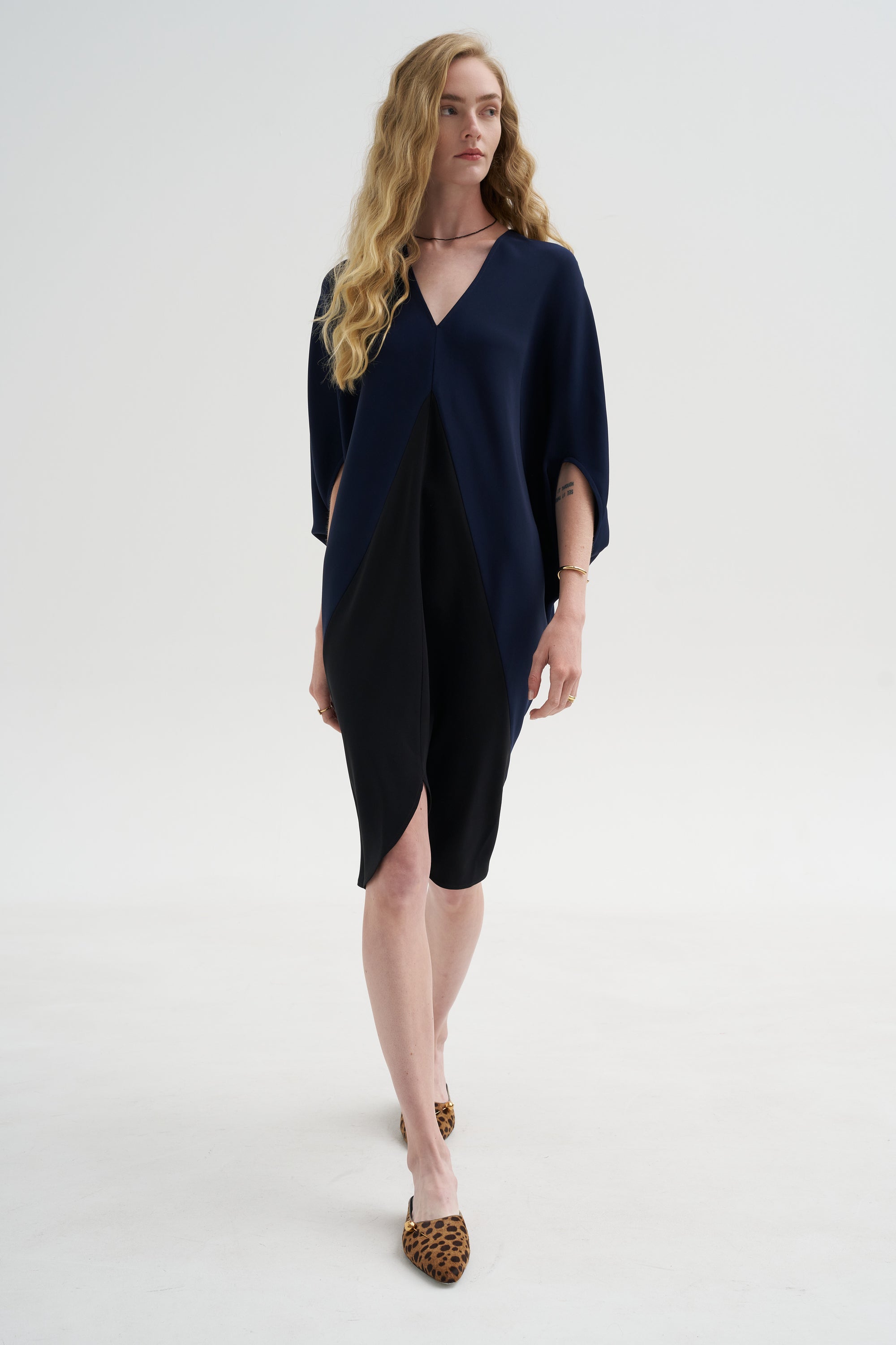 Koya Dress, Ink Jet &amp; Black