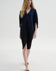 Koya Dress, Ink Jet & Black
