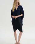 Koya Dress, Ink Jet & Black
