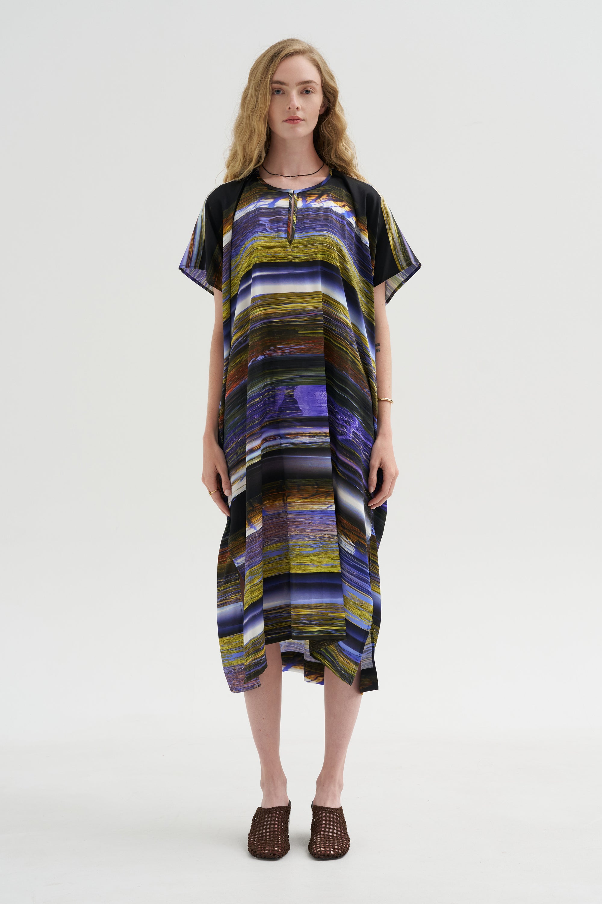 Rae Caftan Dress, Multi