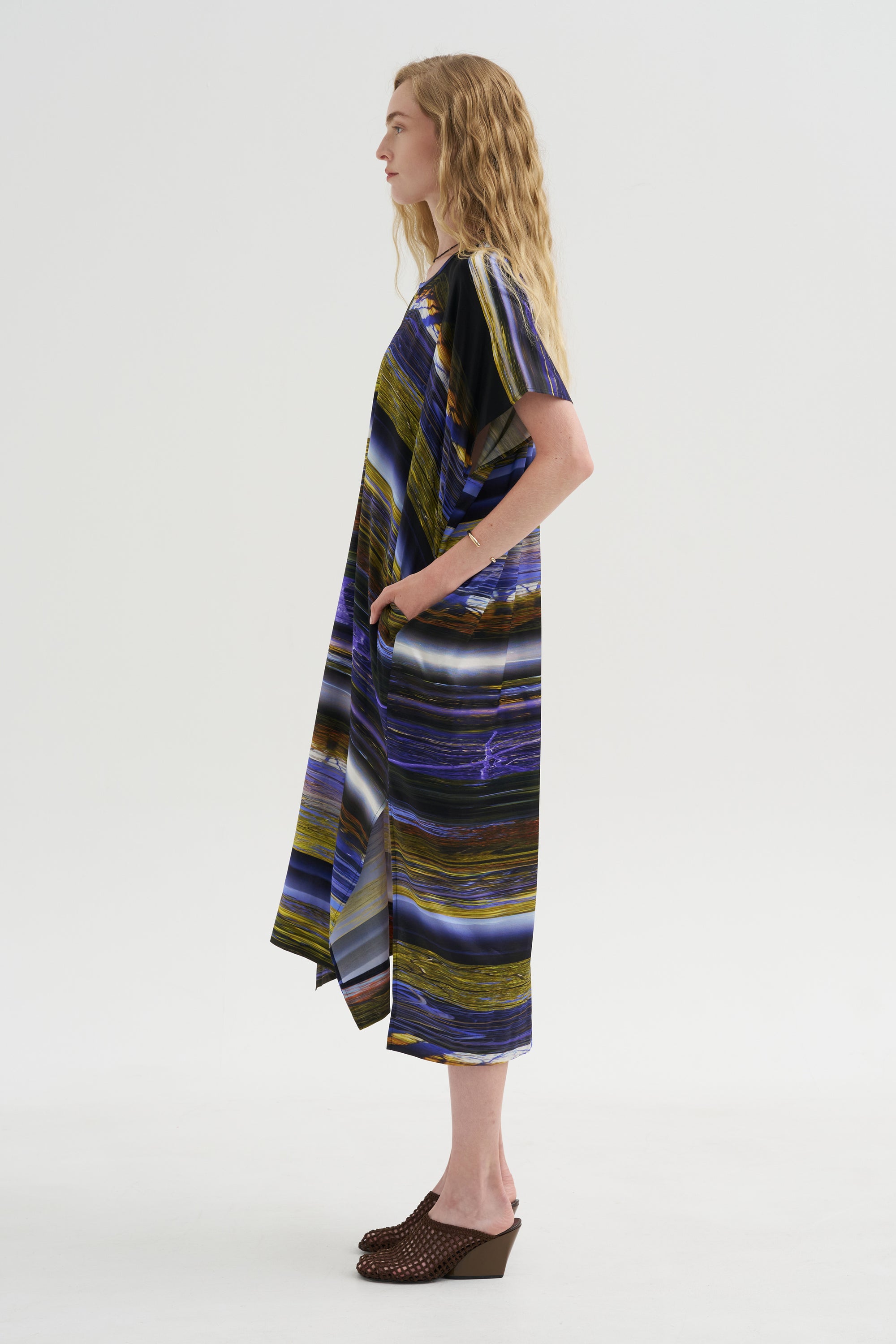 Rae Caftan Dress, Multi