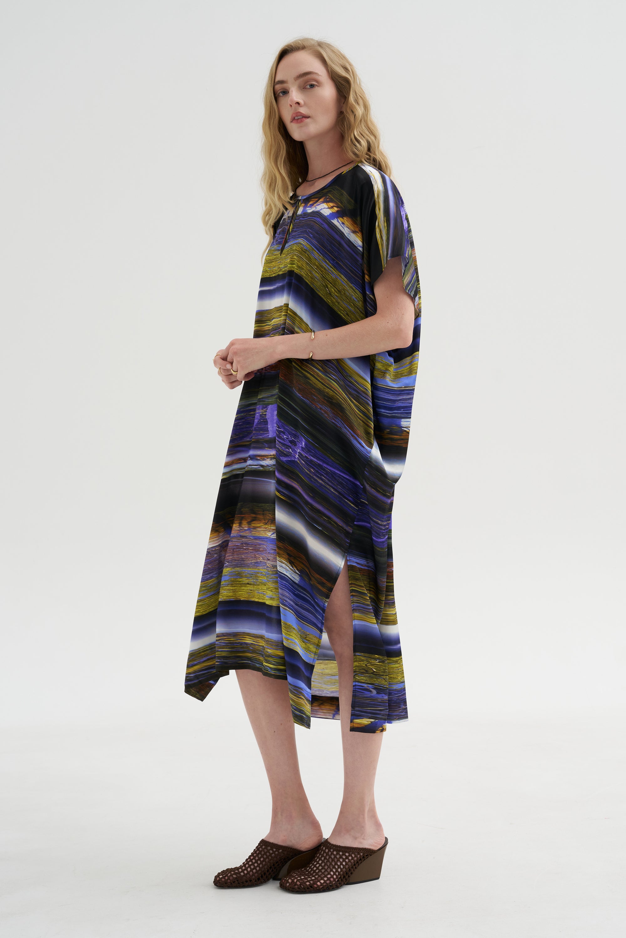 Rae Caftan Dress, Multi