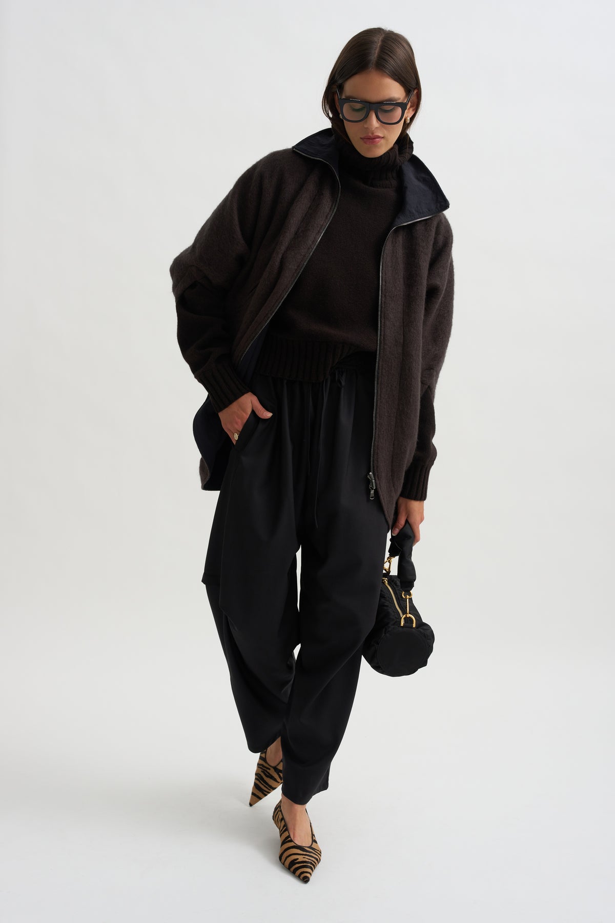 Reversible Rio Coat, Charcoal