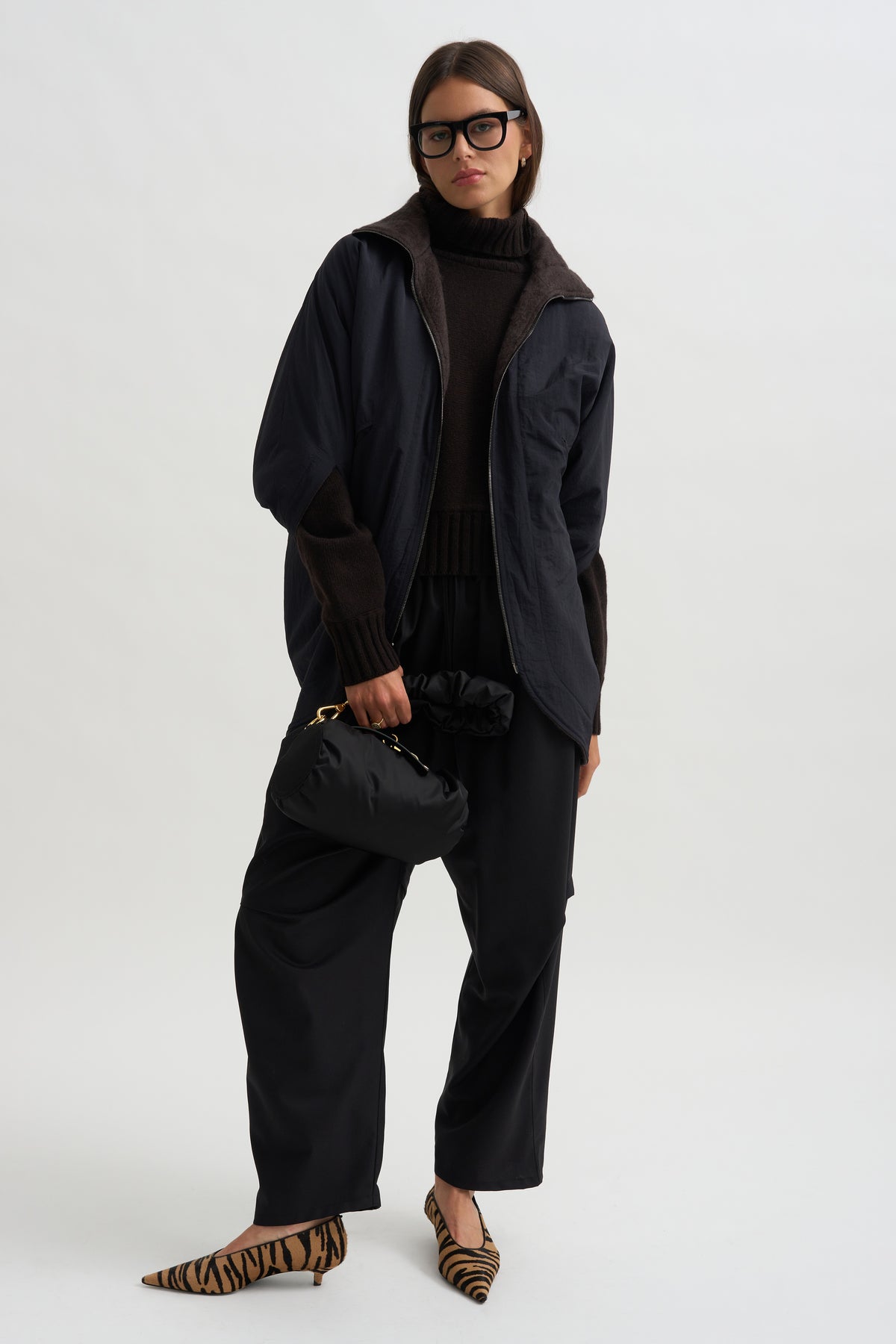 Reversible Rio Coat, Charcoal