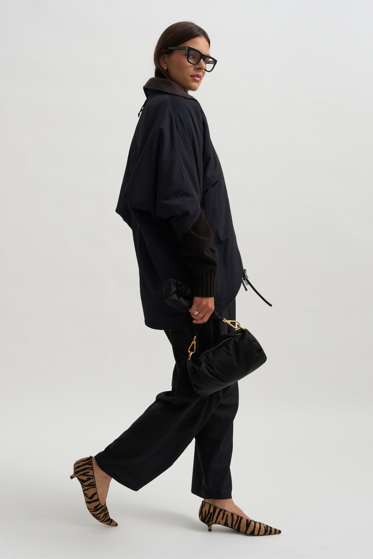 Reversible Rio Coat, Charcoal