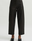 Leather Margot Pants, Black