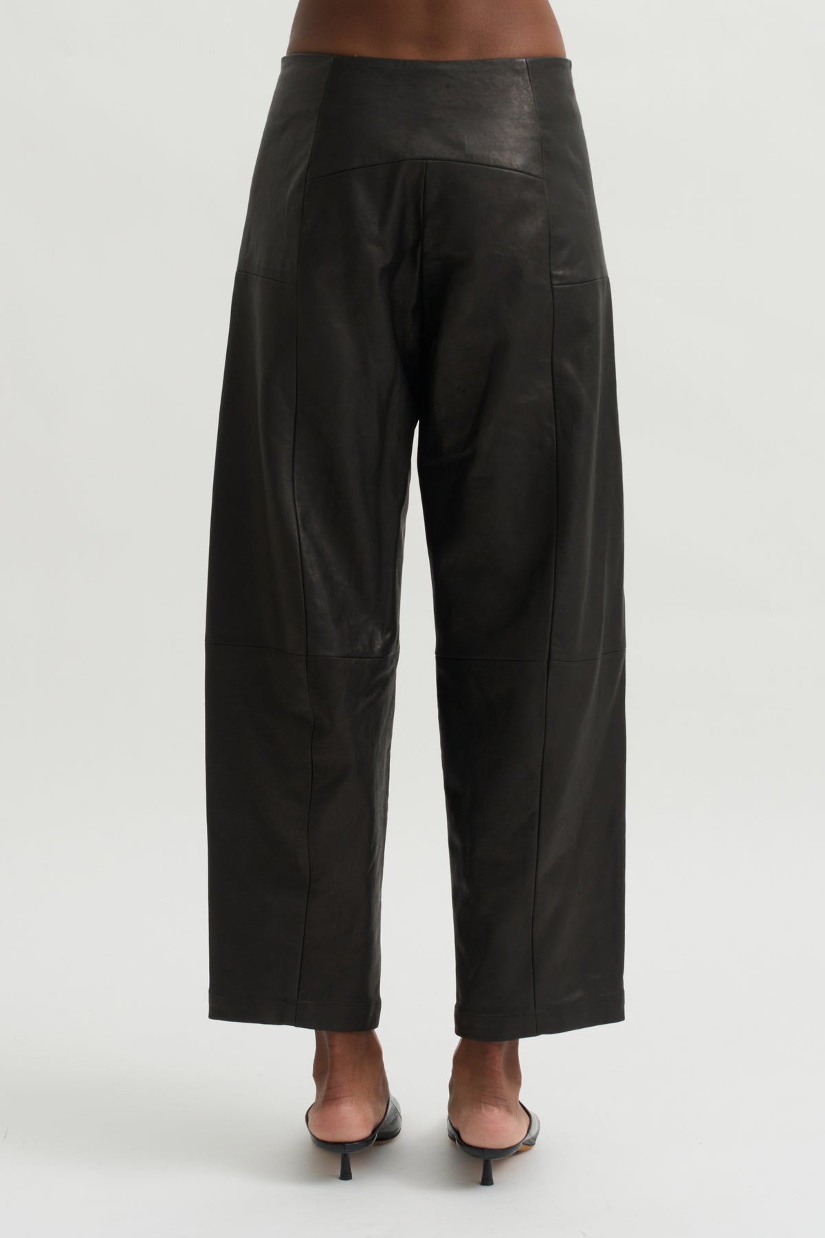 Leather Margot Pants, Black