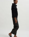 Leather Margot Pants, Black